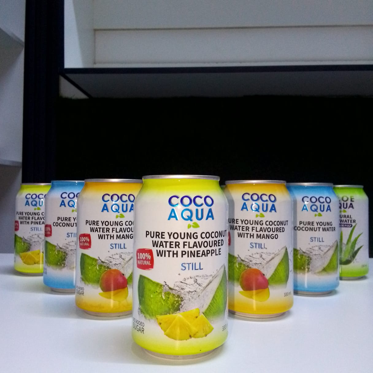 Coco Aqua Pineapple & Mango Cans (330ml)
