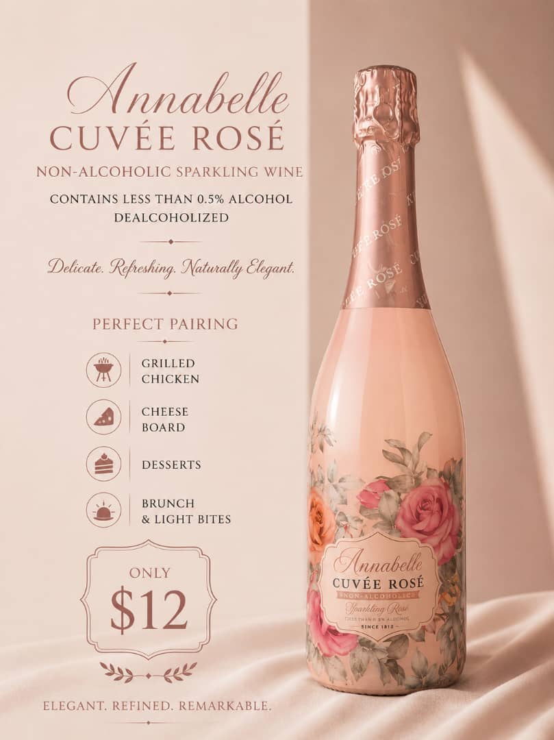 Annabelle Cuvée Rosé Sparkling (Dealcoholized)